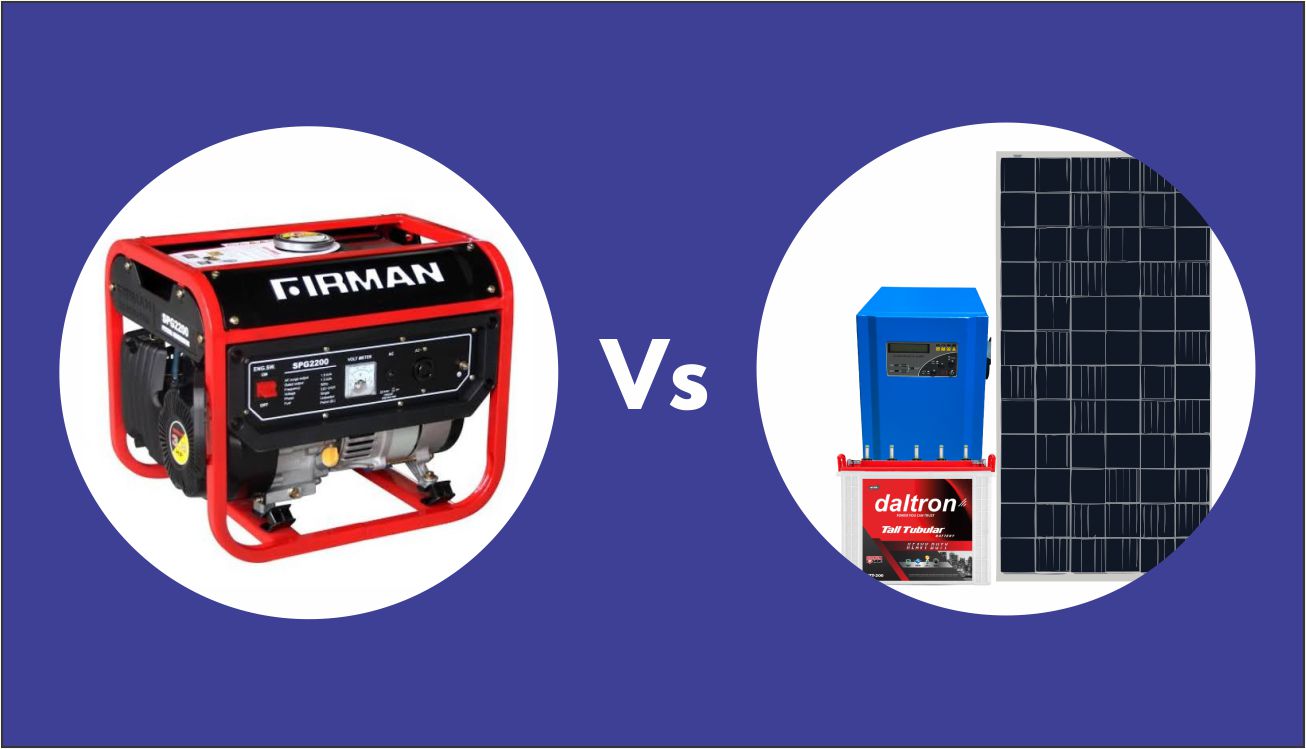 You are currently viewing Solar vs Generator: Which one is best for your home or business?